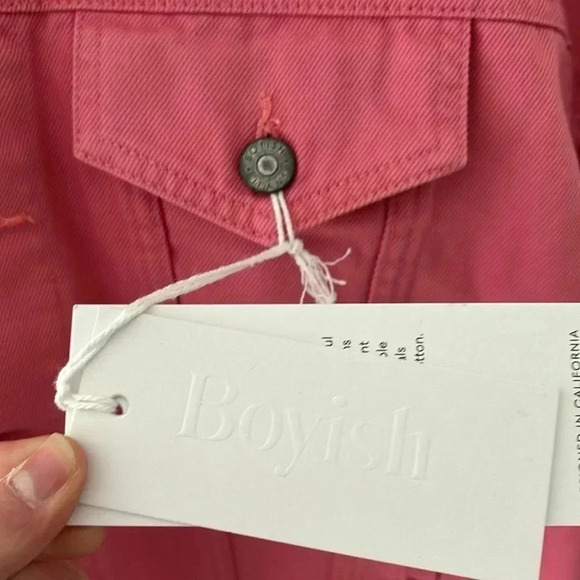 NWT Boyish The Harvey Jacket in Pretty in Pink - Picture 7 of 9